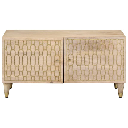 Soffbord 80x50x40 cm massivt mangoträ