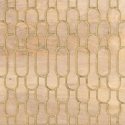 Nattduksbord 2 st 40x33x46 cm massivt mangoträ