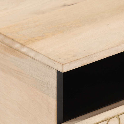 Soffbord 80x54x40 cm massivt mangoträ