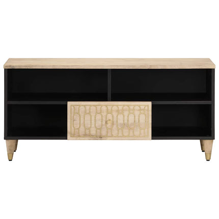 Tv-bänk 100x33x46 cm massivt mangoträ