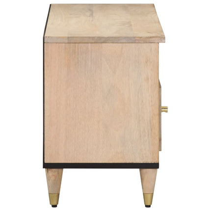 Tv-bänk 100x33x46 cm massivt mangoträ