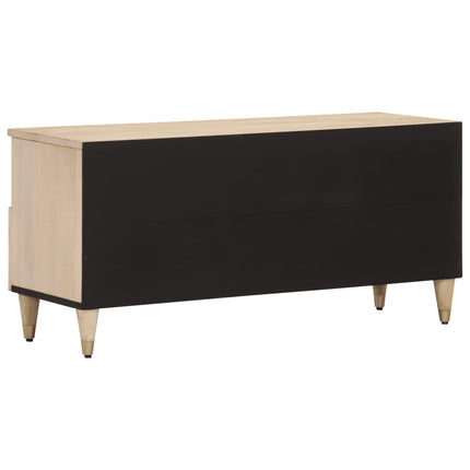 Tv-bänk 100x33x46 cm massivt mangoträ