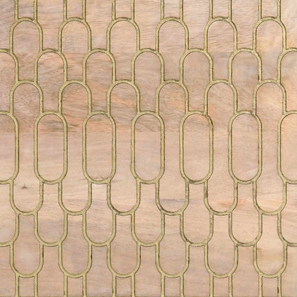 Sidoskåp 40x33x75 cm massivt mangoträ