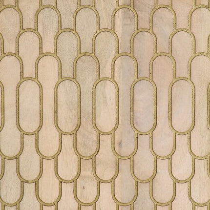 Högskåp 40x33x110 cm massivt mangoträ