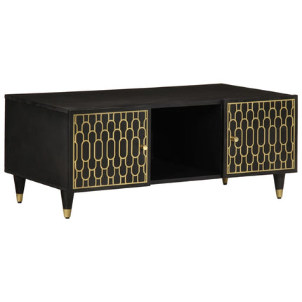 Soffbord 100x54x40 cm massivt mangoträ