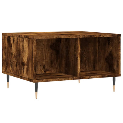Soffbord rökfärgad ek 60x50x36,5 cm konstruerat trä