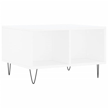 Soffbord vit 60x50x36,5 cm konstruerat trä