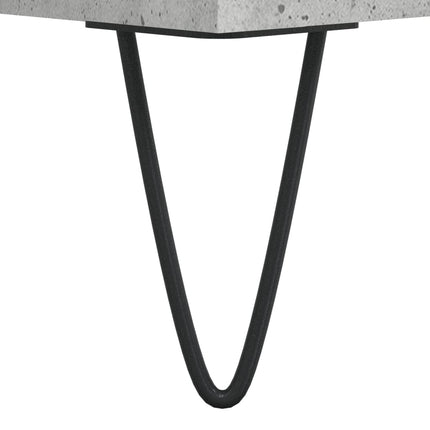 Soffbord betonggrå 60x50x36,5 cm konstruerat trä