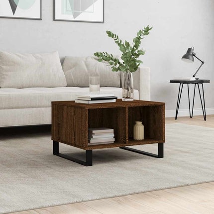 Soffbord brun ek 60x50x36,5 cm konstruerat trä