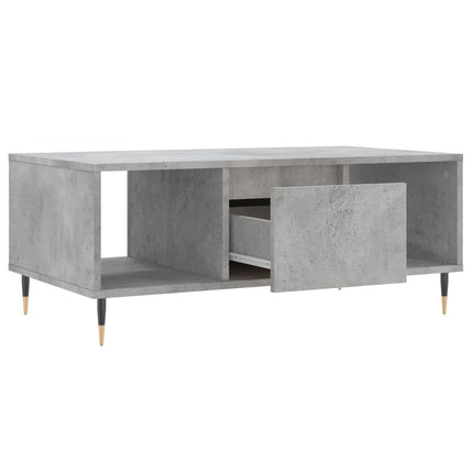 Soffbord betonggrå 90x50x36,5 cm konstruerat trä