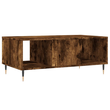 Soffbord rökfärgad ek 90x50x36,5 cm konstruerat trä