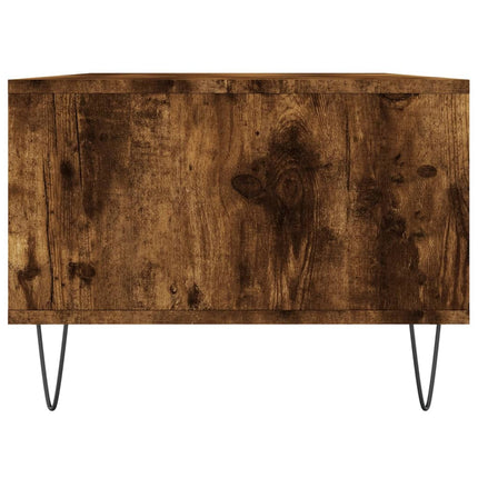 Soffbord rökfärgad ek 90x50x36,5 cm konstruerat trä