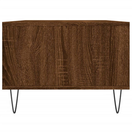 Soffbord brun ek 90x50x36,5 cm konstruerat trä
