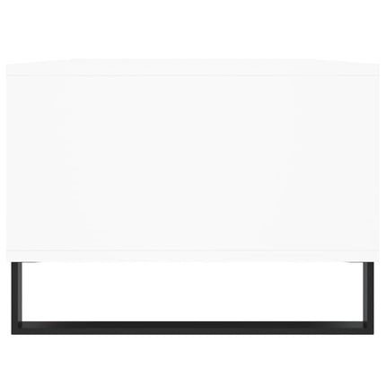 Soffbord vit 90x50x36,5 cm konstruerat trä