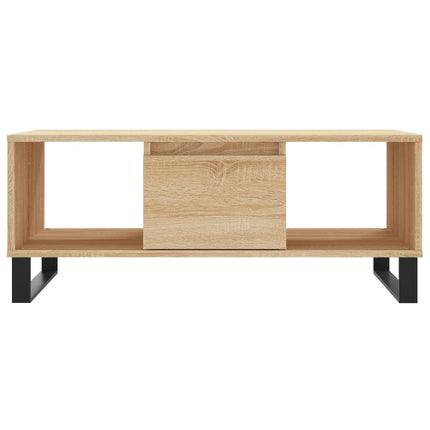 Soffbord sonoma-ek 90x50x36,5 cm konstruerat trä