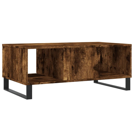 Soffbord rökfärgad ek 90x50x36,5 cm konstruerat trä