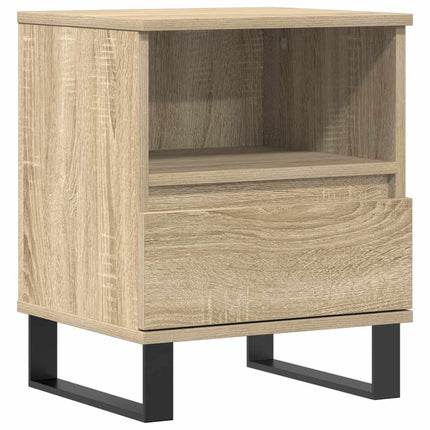 Sängbord sonoma-ek 40x35x50 cm konstruerat trä