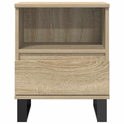 Sängbord sonoma-ek 40x35x50 cm konstruerat trä