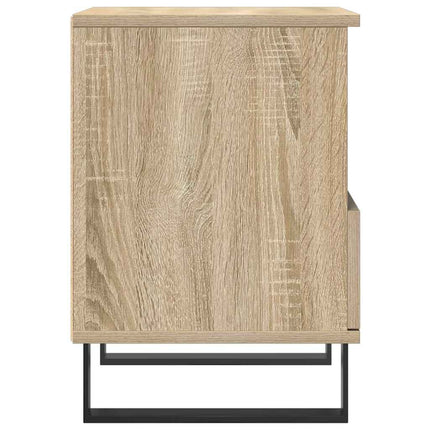 Sängbord 2 st sonoma-ek 40x35x50 cm konstruerat trä