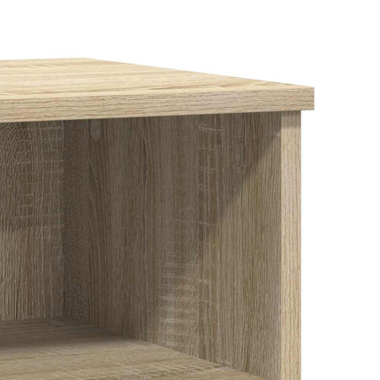 Sängbord 2 st sonoma-ek 40x35x50 cm konstruerat trä