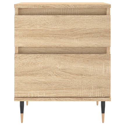 Sängbord sonoma-ek 40x35x50 cm konstruerat trä