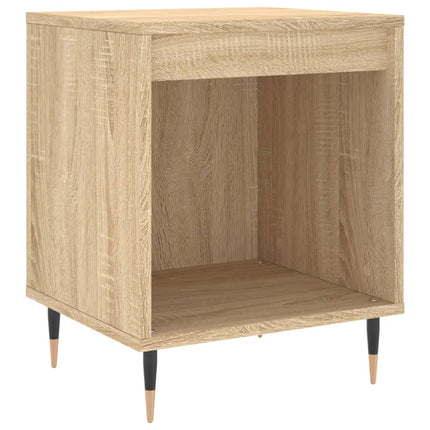 Sängbord 2 st sonoma-ek 40x35x50 cm konstruerat trä