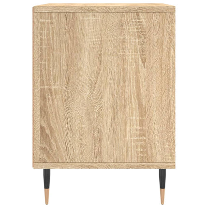 Sängbord 2 st sonoma-ek 40x35x50 cm konstruerat trä
