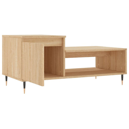 Soffbord sonoma-ek 100x50x45 cm konstruerat trä