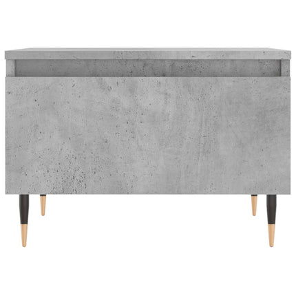 Soffbord 2 st betonggrå 50x46x35 cm konstruerat trä