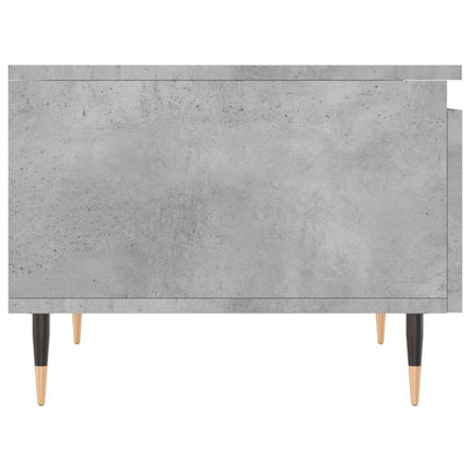 Soffbord 2 st betonggrå 50x46x35 cm konstruerat trä