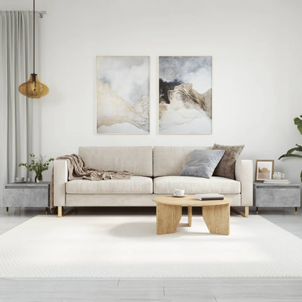 Soffbord 2 st betonggrå 50x46x35 cm konstruerat trä