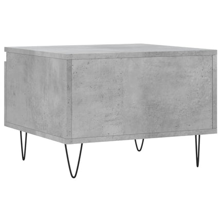 Soffbord 2 st betonggrå 50x46x35 cm konstruerat trä
