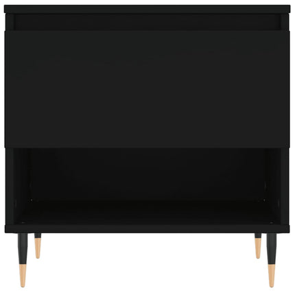 Soffbord svart 50x46x50 cm konstruerat trä