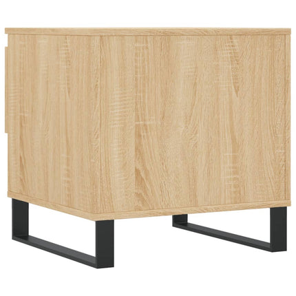 Sidobord 2 st sonoma-ek 50x46x50 cm konstruerat trä