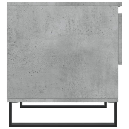 Sidobord 2 st betonggrå 50x46x50 cm konstruerat trä