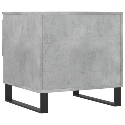 Sidobord 2 st betonggrå 50x46x50 cm konstruerat trä