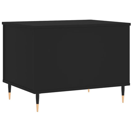 Soffbord svart 60x44,5x45 cm konstruerat trä