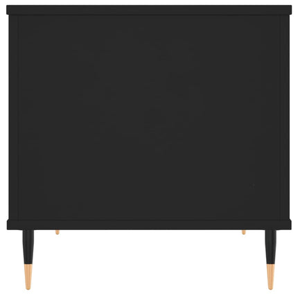Soffbord svart 60x44,5x45 cm konstruerat trä
