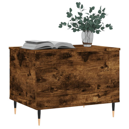 Soffbord rökfärgad ek 60x44,5x45 cm konstruerat trä