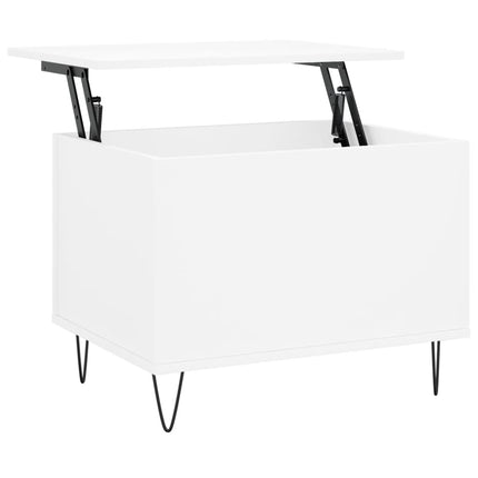 Soffbord vit 60x44,5x45 cm konstruerat trä