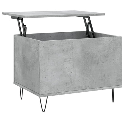 Soffbord betonggrå 60x44,5x45 cm konstruerat trä