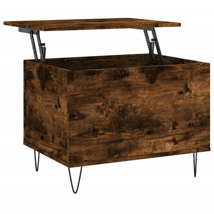 Soffbord rökfärgad ek 60x44,5x45 cm konstruerat trä