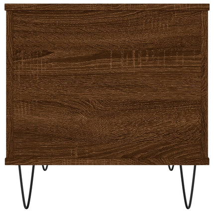 Soffbord brun ek 60x44,5x45 cm konstruerat trä