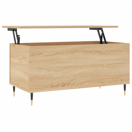 Soffbord sonoma-ek 90x44,5x45 cm konstruerat trä