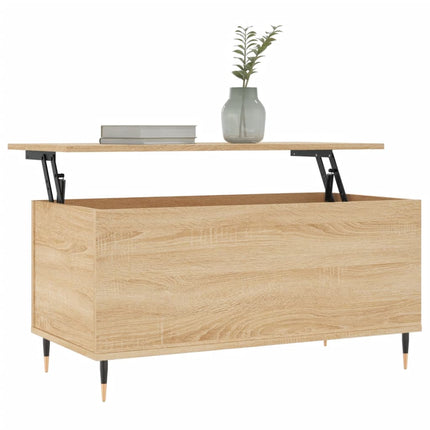 Soffbord sonoma-ek 90x44,5x45 cm konstruerat trä