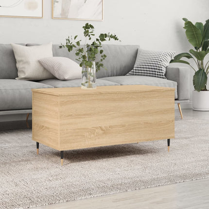 Soffbord sonoma-ek 90x44,5x45 cm konstruerat trä