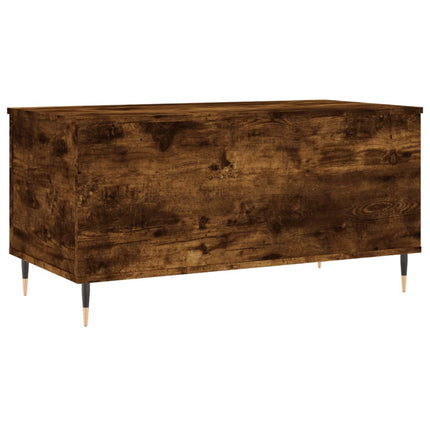 Soffbord rökfärgad ek 90x44,5x45 cm konstruerat trä