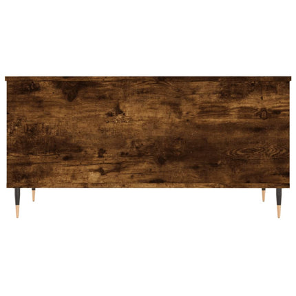 Soffbord rökfärgad ek 90x44,5x45 cm konstruerat trä