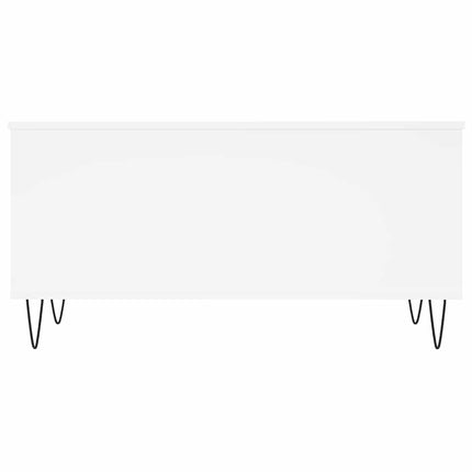 Soffbord vit 90x44,5x45 cm konstruerat trä