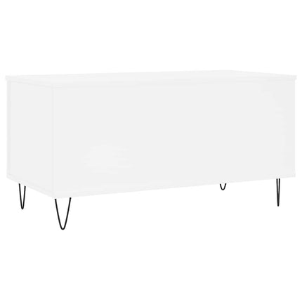 Soffbord vit 90x44,5x45 cm konstruerat trä